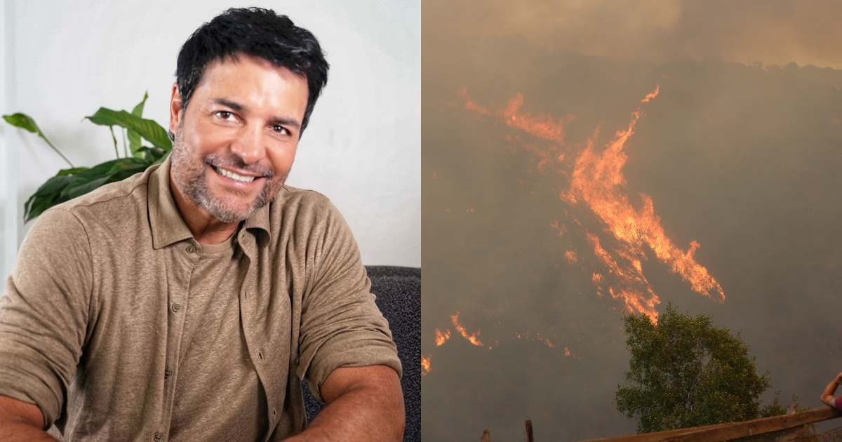 Chayanne envió especial mensaje a Chile por incendios forestales: fue corregido por seguidores