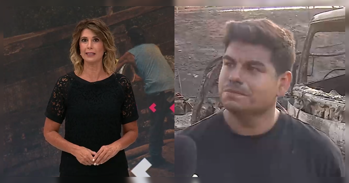 Joven afectado por incendio emocionó a Macarena Pizarro tras conmovedor testimonio