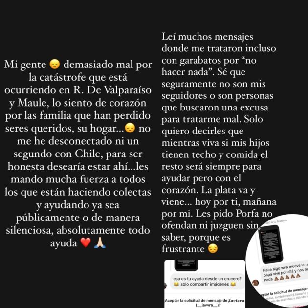 Coté López alzó la voz tras críticas por viajar previo a incendios en Valparaíso: "Es agotador"