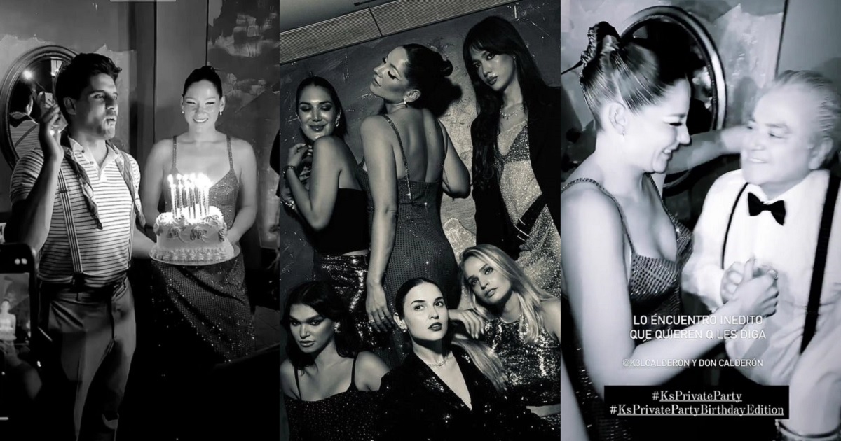 Kel Calderón celebró su cumpleaños a lo grande: su padre Hernán Calderón participó de la fiesta