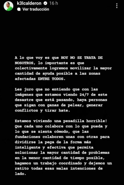 El descargo de Kel Calderón por incendios en Valparaíso