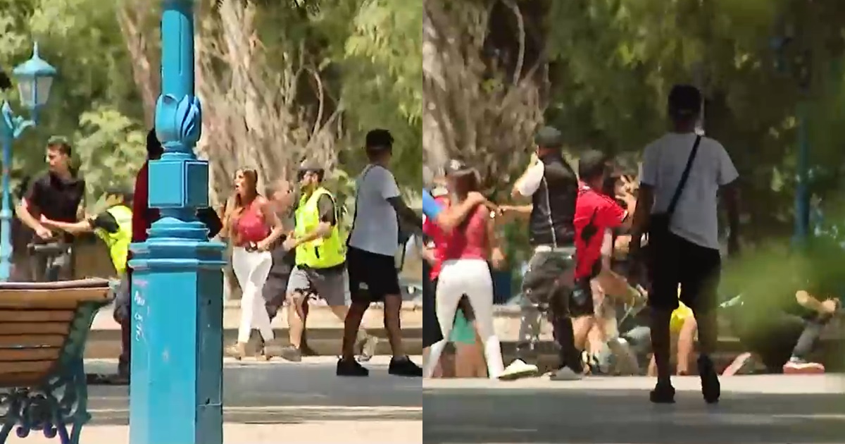 Hinchas de Colo Colo golpearon a equipo de prensa argentino en Mendoza: 
