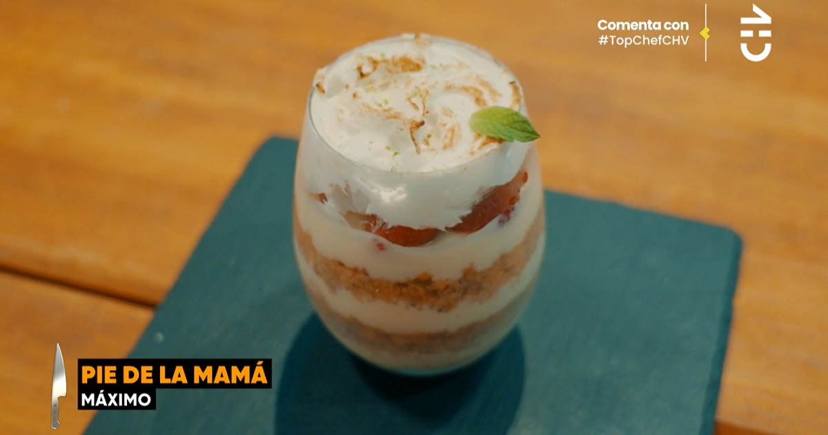 Máximo presentó postre que el enseñó Cecilia Bolocco en repechaje de Top Chef VIP