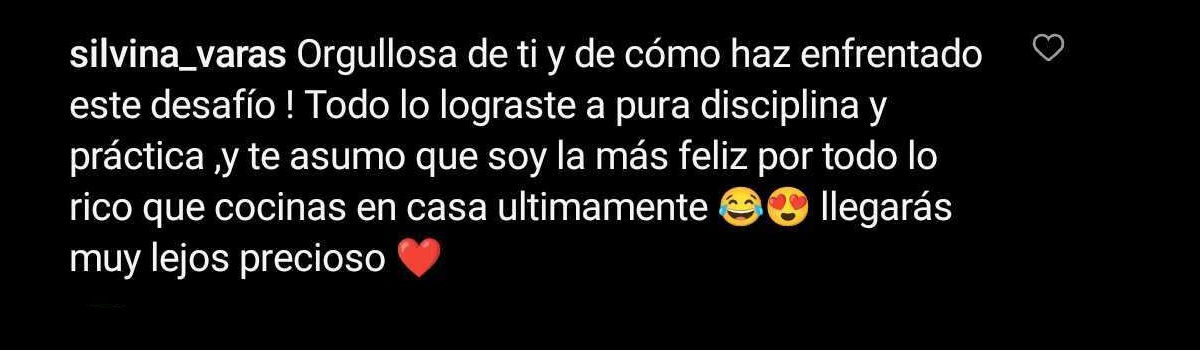 tierno mensaje de Silvina Varas a Maxi Ferres por su participación en Top Chef VIP