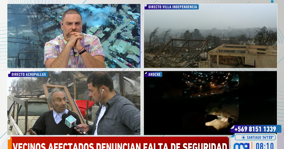 Neme reaccionó a teoría de vecino de Achupallas afectado por incendios: 