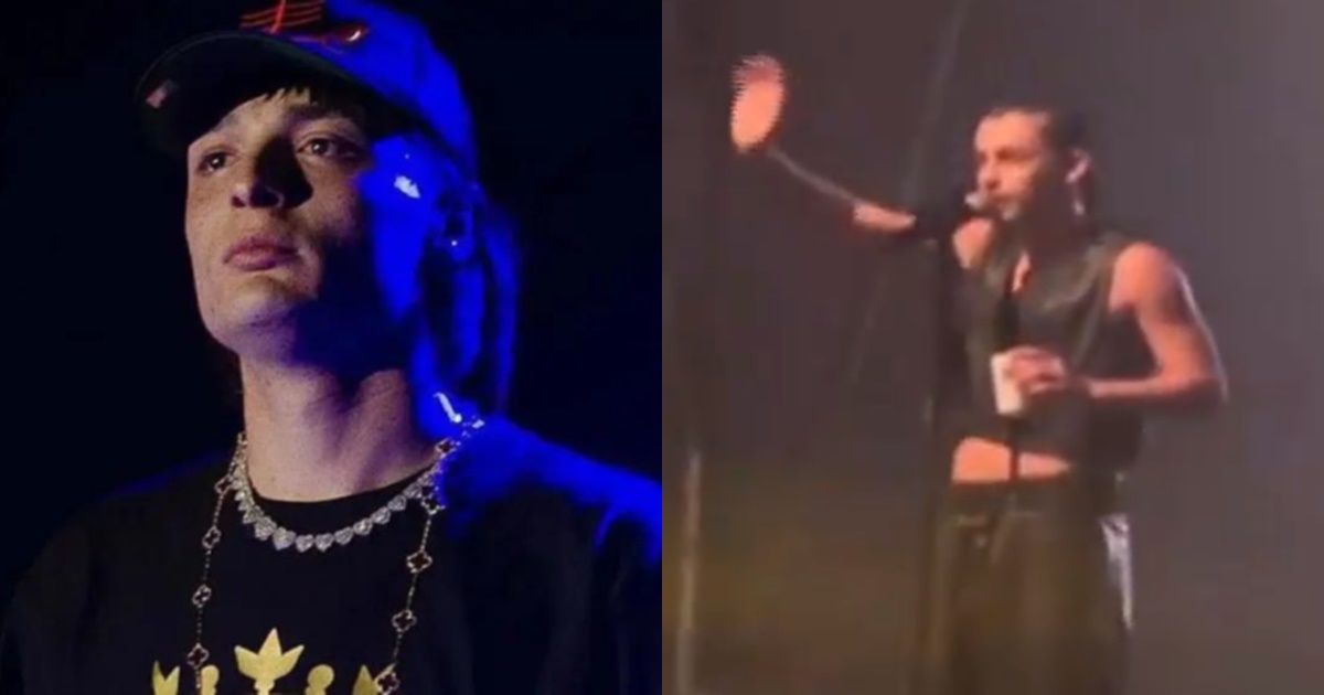 ¿Un palo para Peso Pluma? La frase de Trueno en su último show en Chile previo a Viña 2024