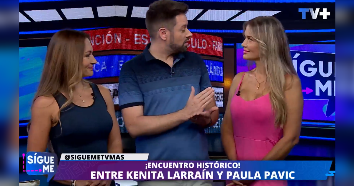 Kenita Larraín y Paula Pavic juntas por primera vez en pantalla: así fue el sorpresivo encuentro
