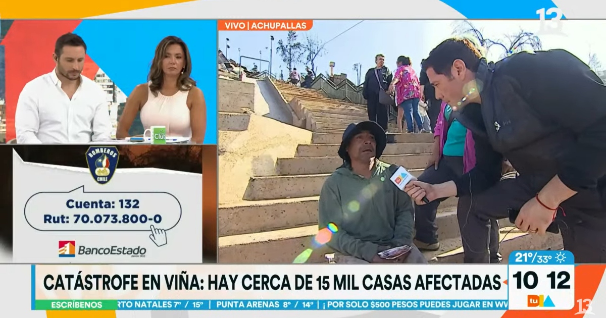 Vecino de Achupallas criticó falta de organización en ayudas: 