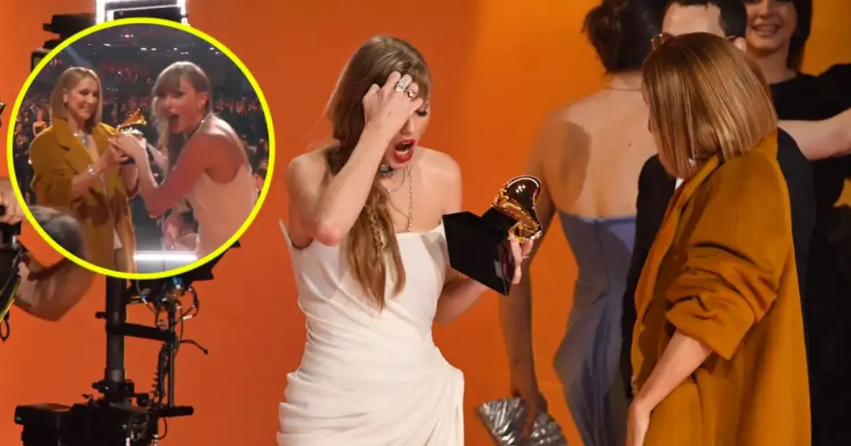 ¿La ignoró? Televidentes critican a Taylor Swift por actitud con Celine Dion tras recibir su Grammy