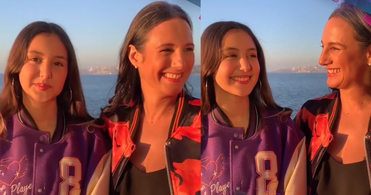 Blanca Lewin llegó a Viña en compañía de su hija Marina: sorprendió parecido entre ambas