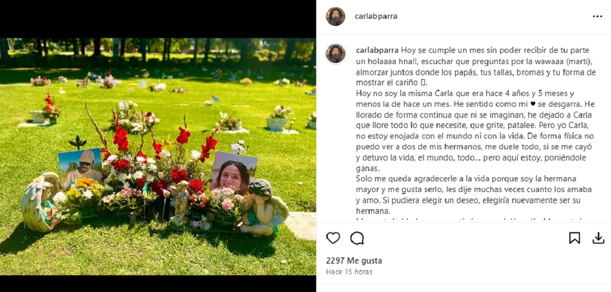 Hermana de Antonia Barra recordó a su fallecido hermano Sebastián a un mes de su muerte