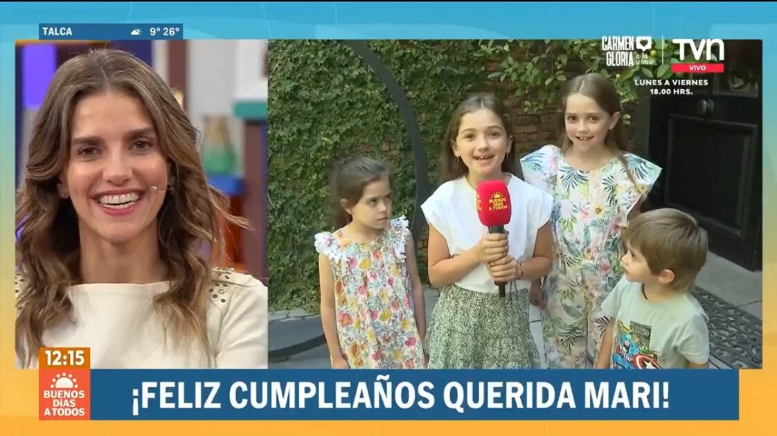 María Luisa Godoy fue sorprendida por sus hijos en el BDAT por cumpleaños: “Precioso el regalo”