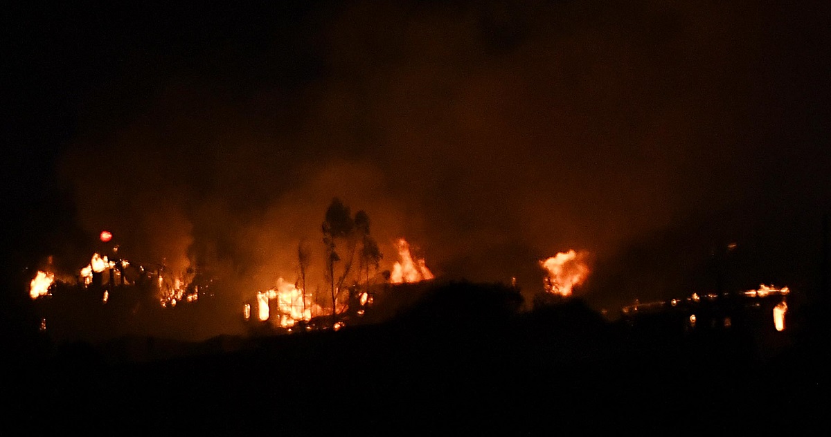 Bengala habría iniciado foco de incendio en Cerro Cordillera de Valparaíso