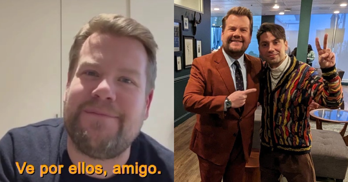 ¿Será invitado de El Antídoto? El inesperado mensaje de James Corden a Fabrizio Copano
