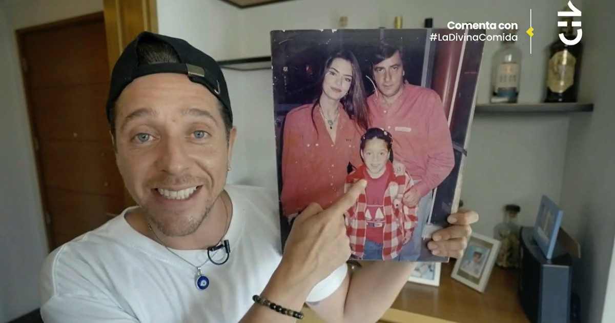 Matías Vega foto Kike Morandé y Paola Camaggi en La Divina Comida