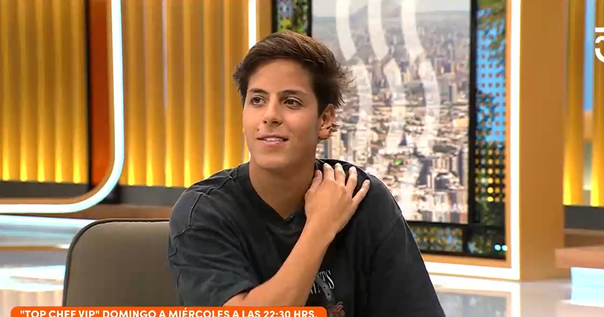 Máximo Menem visitó Contigo en la Mañana tras ser eliminado de Top Chef VIP