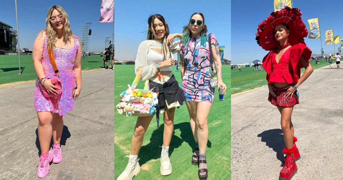Colores platinados y diseños audaces: los mejores looks del primer día de Lollapalooza Chile 2024