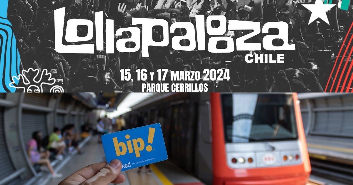 Metro anuncia horario extendido para Lollapalooza 2024: ¿cómo funcionará el transporte público?