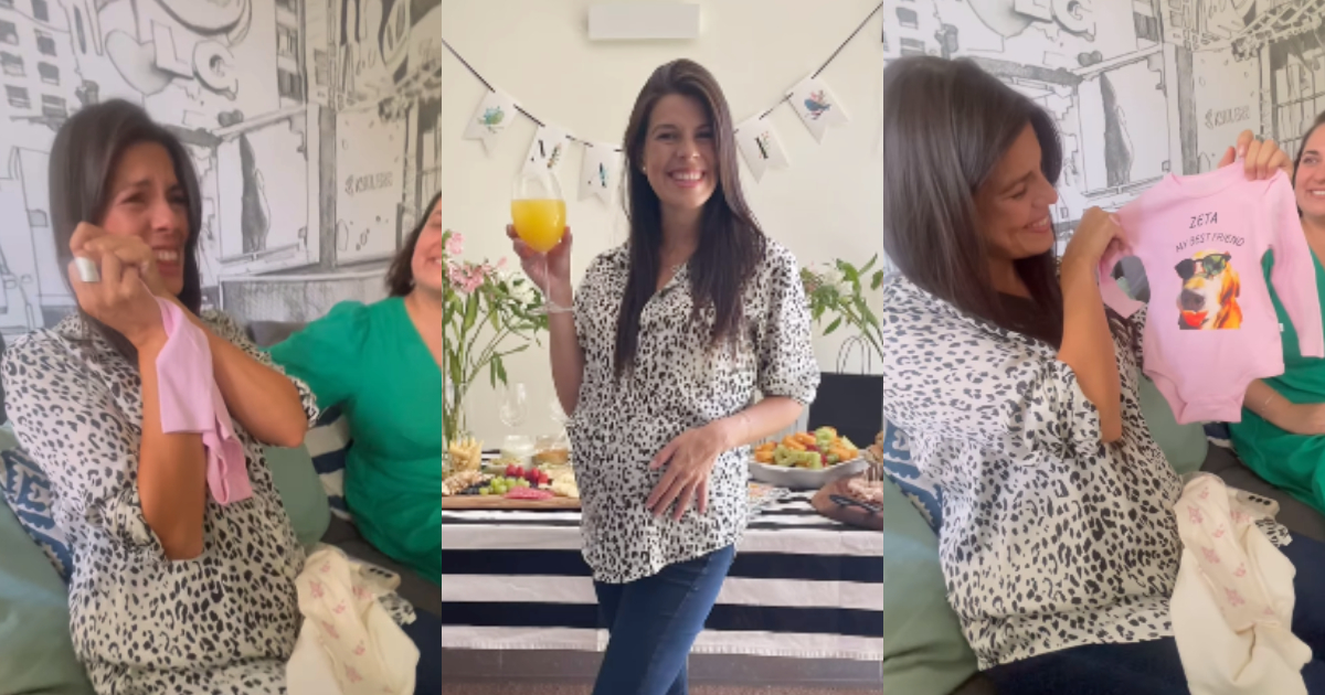 Natalia López compartió especial video del primer baby shower de su hija: “No podemos más de amor”