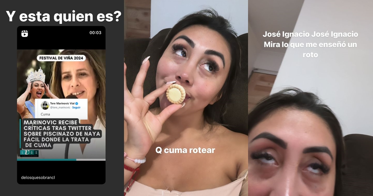 Naya Fácil reaccionó a insulto de Tere Marinovic