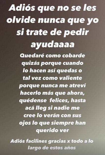 Naya Fácil pone en duda su ingreso a reality de Canal 13 y preocupa a seguidores: "Gracias por todo"