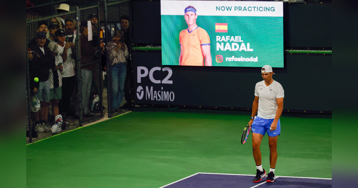 ¿Se acerca el retiro? El motivo por el que Rafael Nadal se bajó de Indian Wells a horas de su debut