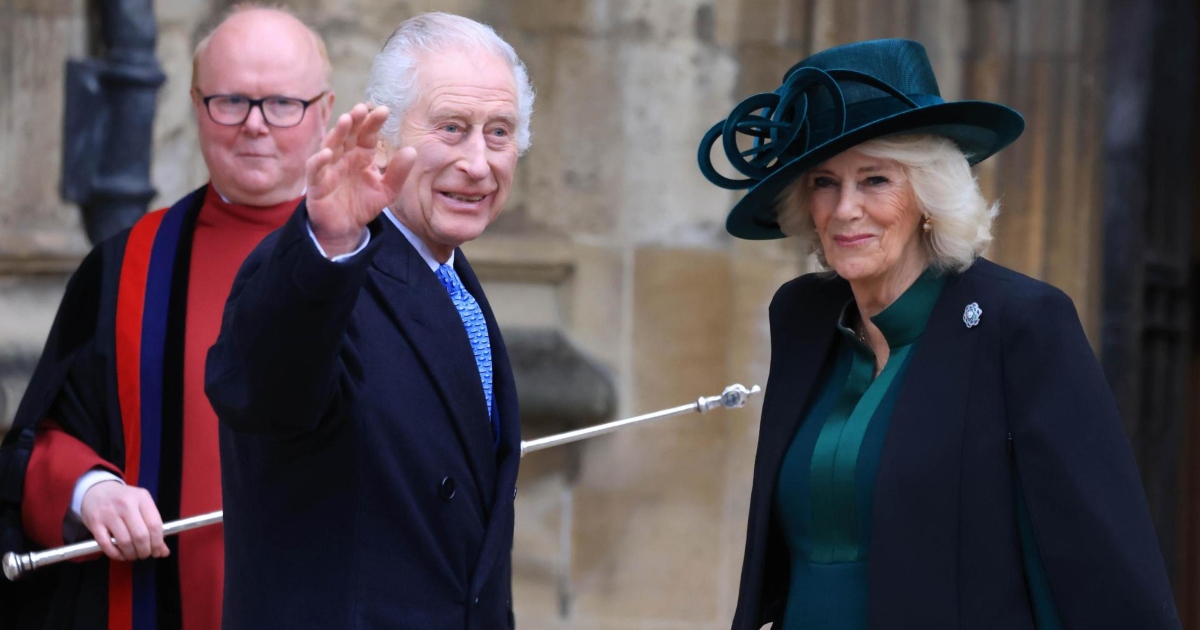 Rey Carlos III reapareció en público por primera vez tras su diagnóstico de cáncer