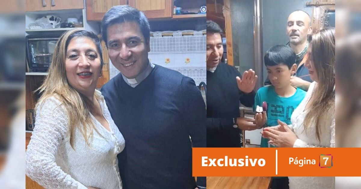 Sacerdote que bendijo argollas de matrimonio de Pincoya se impuso desafío: 