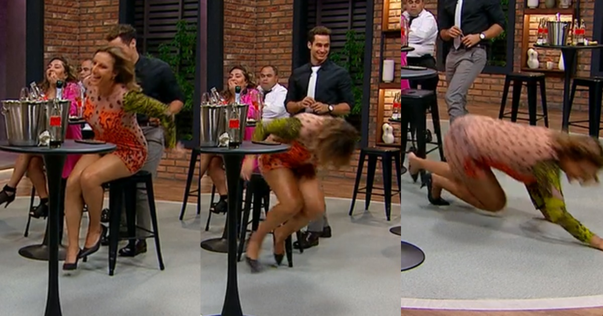 Trinidad Cerda sufrió estrepitosa caída en Top Chef VIP tras broma de Rey Alcalde