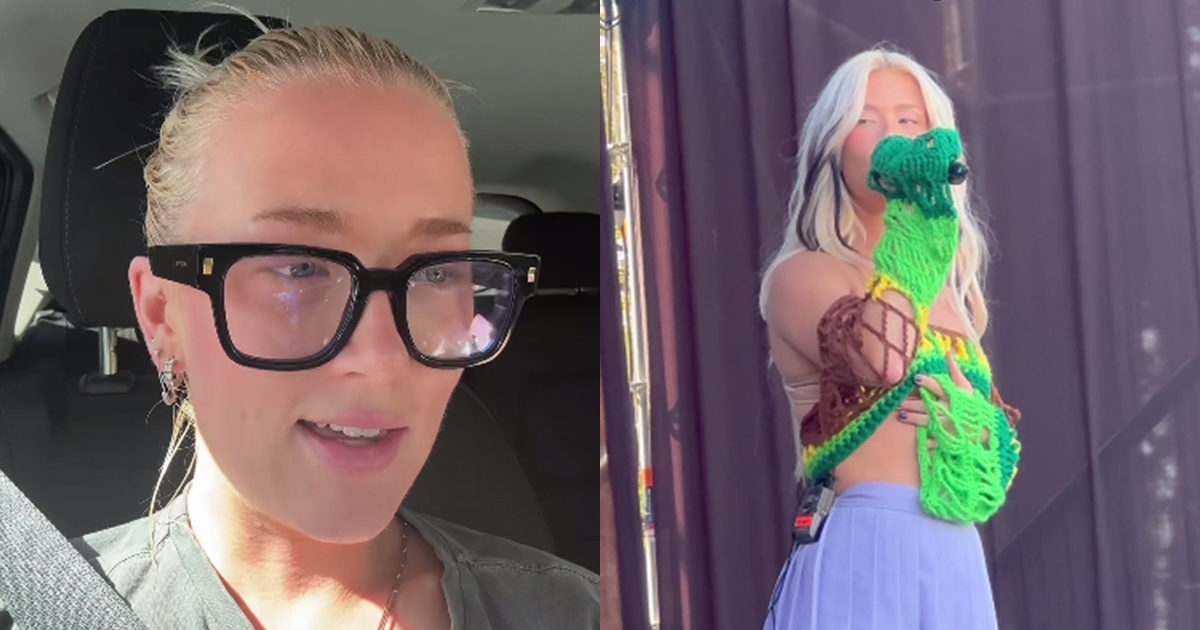 Vesta Lugg enfrentó críticas por detalle de su look en Lollapalooza: 