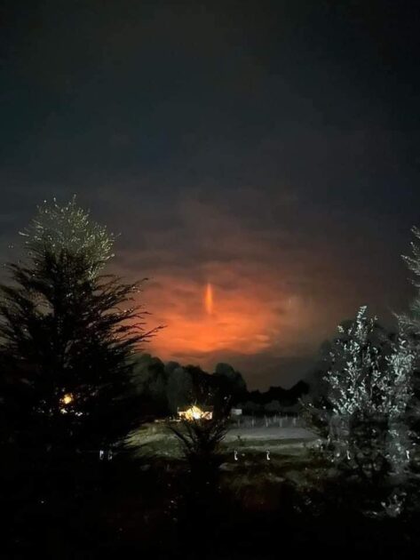 Luz vista en La Araucanía | X