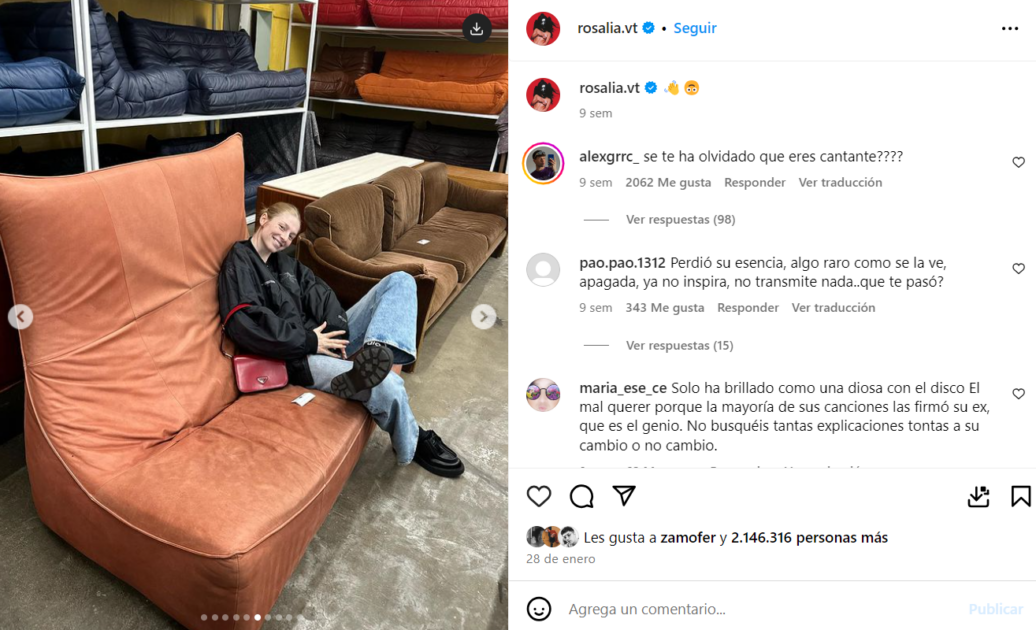 Rosalía | Instagram 