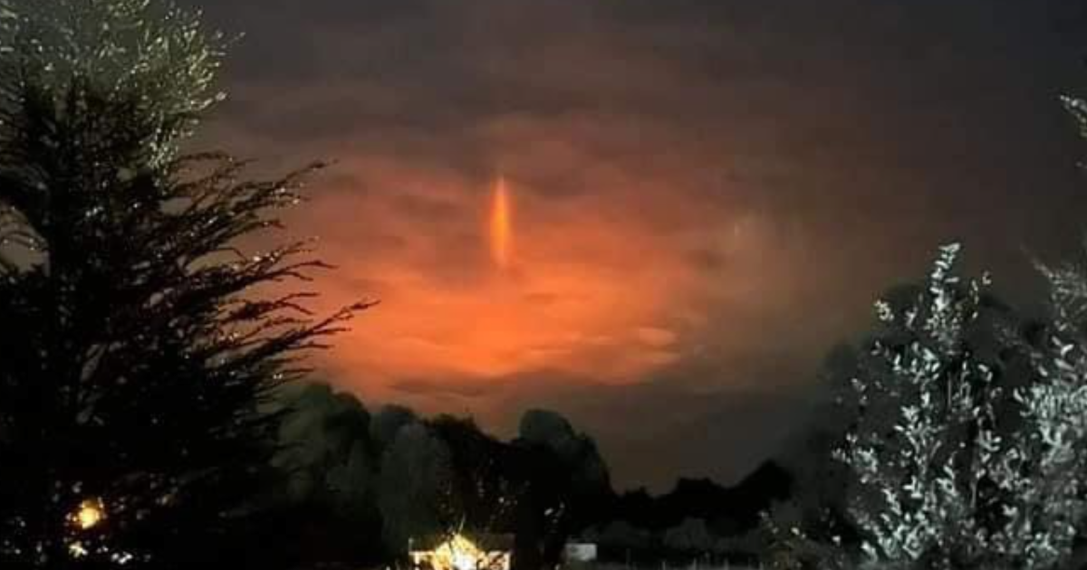 Captan inusual luz en La Araucanía: expertos explican el fenómeno