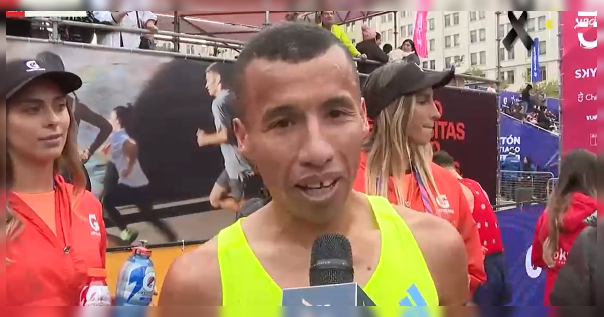 La emotiva dedicatoria de carabinero Mauricio Flández tras finalizar la Maratón de Santiago 2024