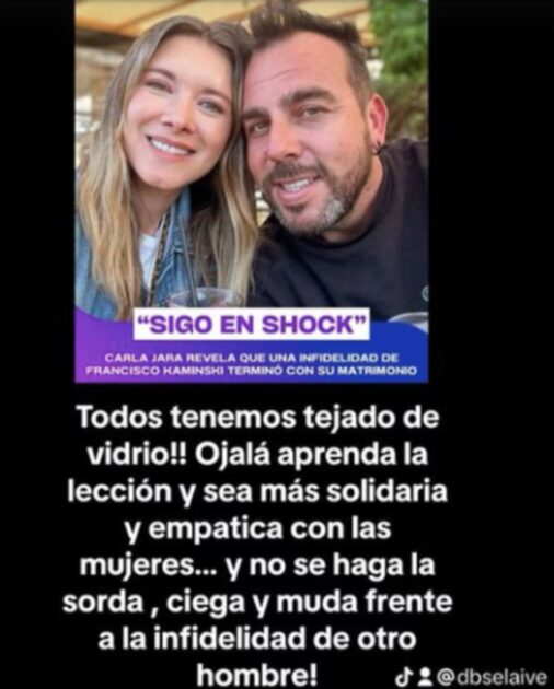 Daniela Becerra, exconcuñada de Carla Jara