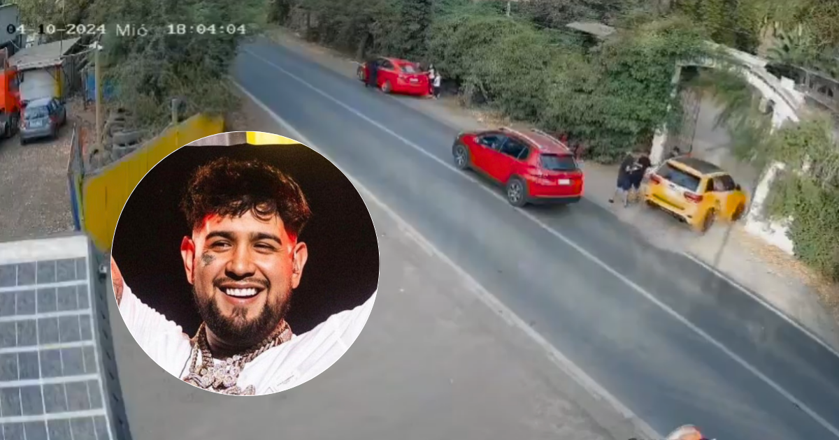 Cámara de seguridad captó momento exacto en que Julianno Sosa fue baleado en Peñaflor