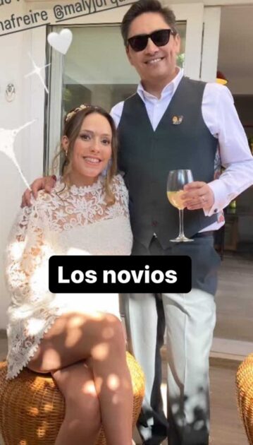 Sergio Freire y Maly Jorquera contrajeron matrimonio: revelan registros de la íntima ceremonia