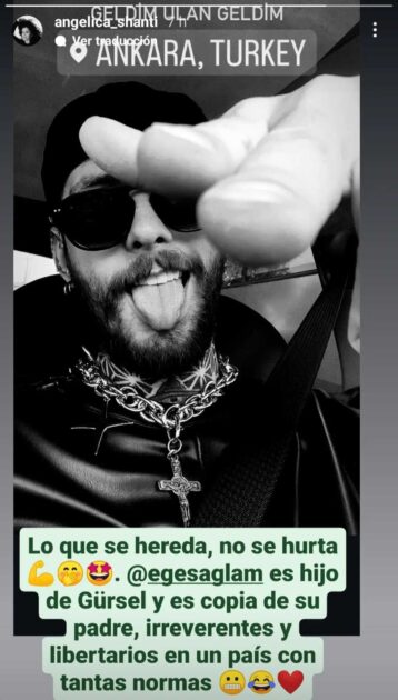Angélica Sepúlveda mostró al hijo de Gursel, su galán turco