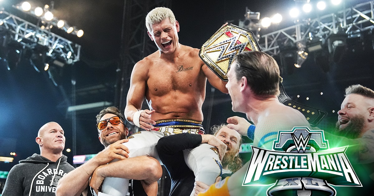 Cody Rhodes hizo historia en Wrestlemania 40: revisa el momento que lo coronó campeón de WWE