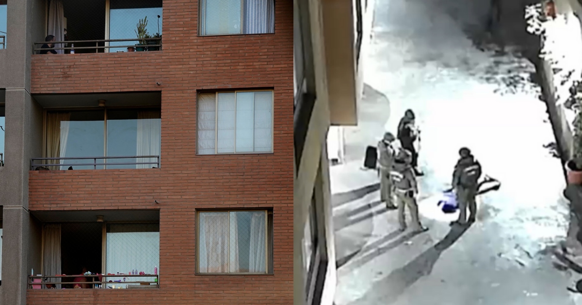 Delincuente se lanzó de tercer piso para evitar detención de Carabineros en Santiago