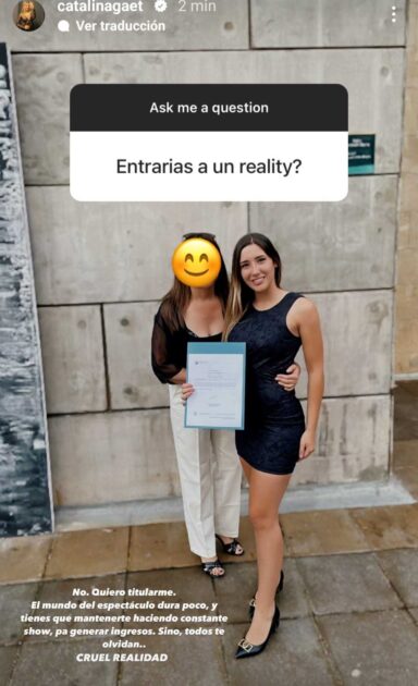 Catalina Gaete, expareja de Sebastián Ramírez, reveló si ingresaría a un reality show