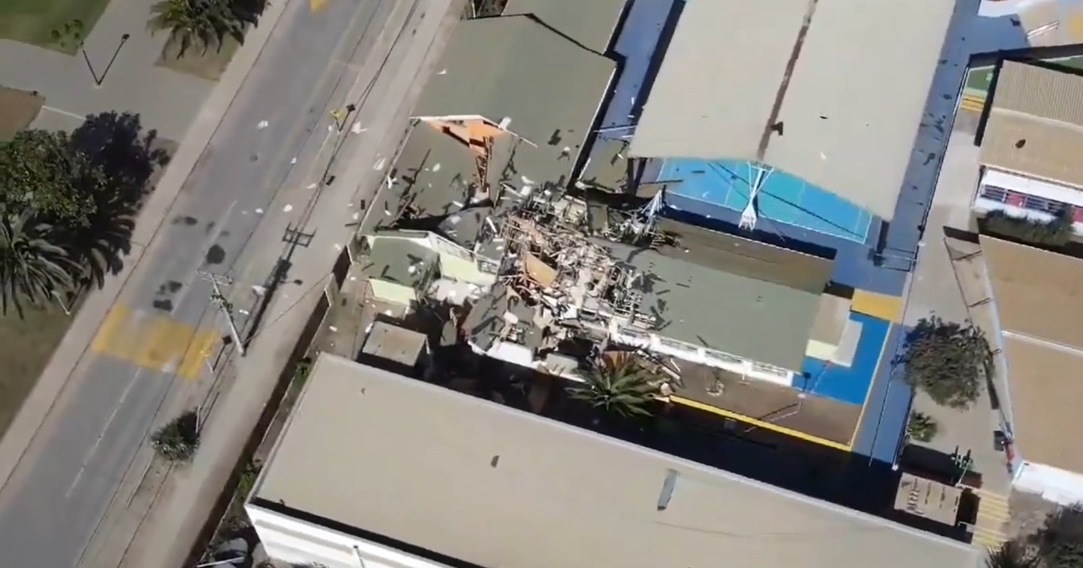 Explosión en liceo de Los Vilos: video evidencia magnitud de la destrucción tras fuga de gas