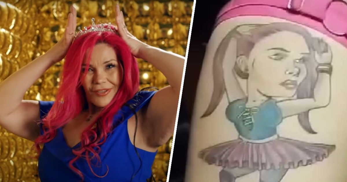 Hija de Zapallito Italiano se hizo curioso tatuaje: diseño muestra una caricatura de su madre