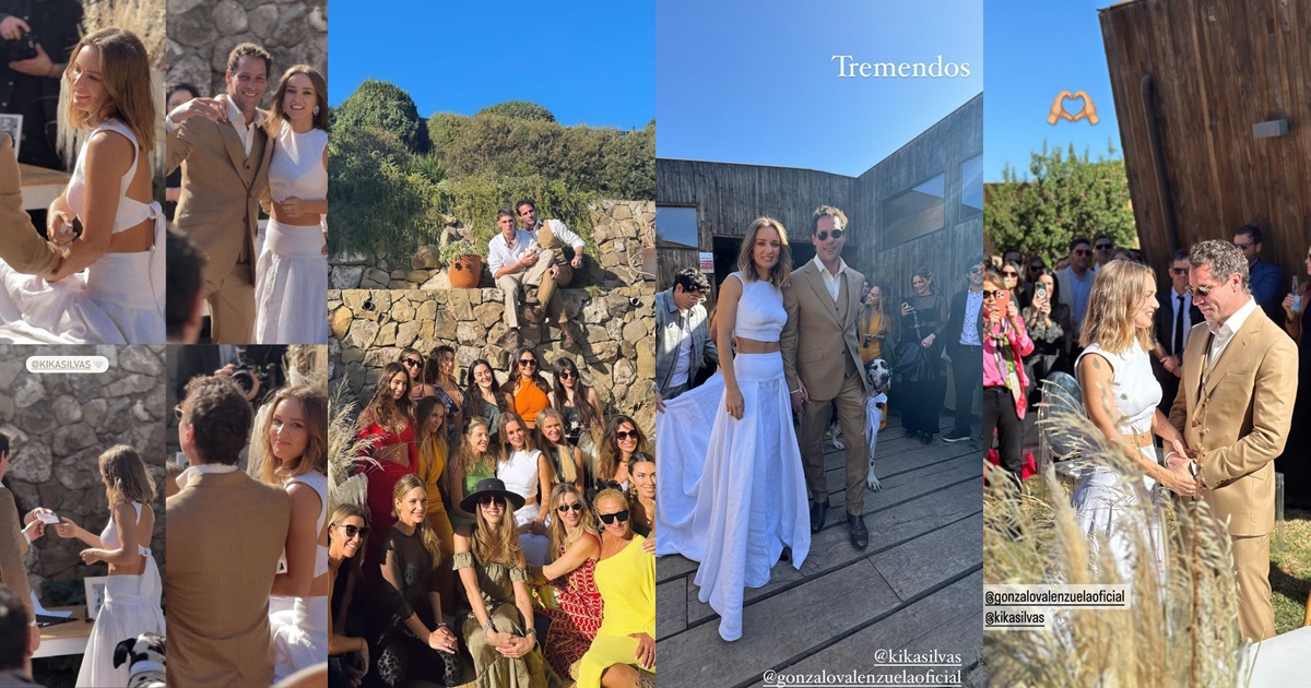 Kika Silva publicó imágenes de su matrimonio con Gonzalo Valenzuela