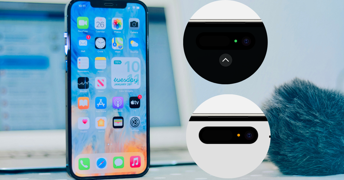 Revisa qué significa la luz verde o naranja en el iPhone