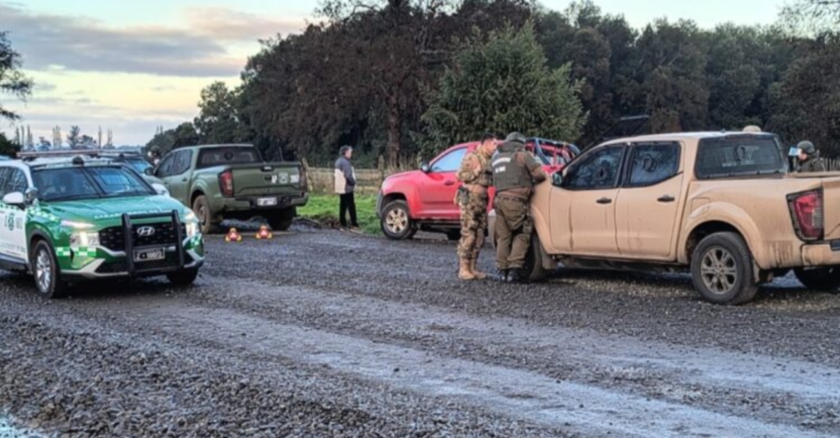 Militar dispara a comunero mapuche que habría intentado atropellarlo: iba en auto robado
