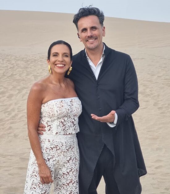 Sergio Lagos y Karla Constant animadores de Ganar o Servir