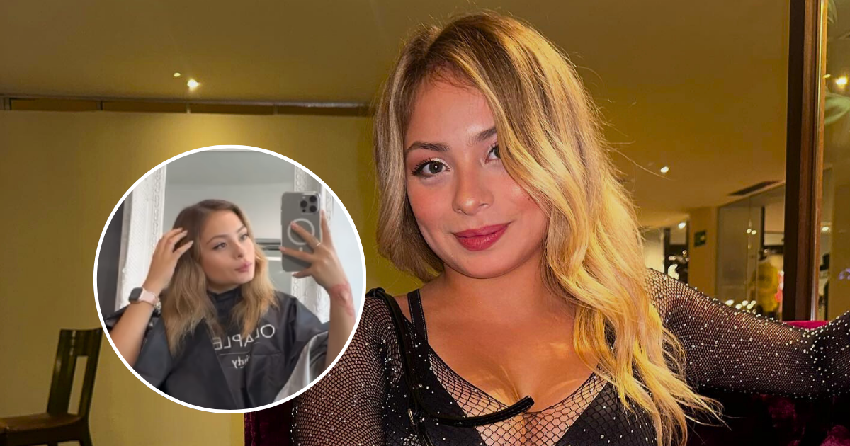Skarleth Labra sorprendió con radical cambio de look: se despidió del rubio y estrenó nuevo tono