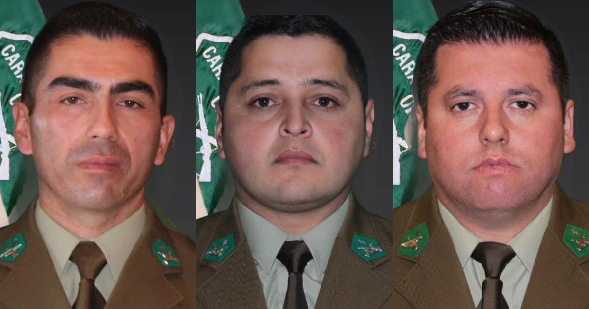 Dejaron hijos menores de edad: quiénes eran los tres carabineros asesinados en Cañete