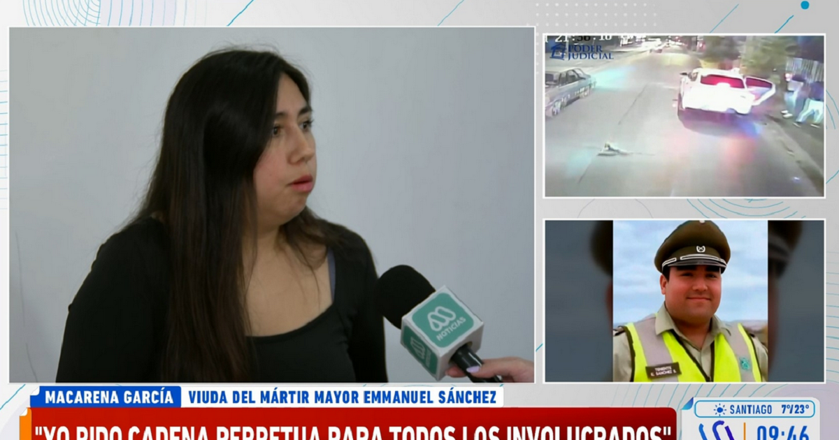 Viuda de teniente Sánchez lanzó crudo testimonio: 